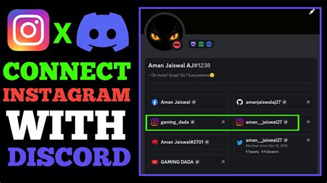 discord instagram connection not working